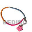 Natural Coco Pokalet With Flower Natural Made Anklet