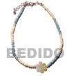 Natural Coco Pokalet Handmade Anklets With Flower