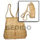 Natural Pandan Eyelet Packbag  BFJL11BAG Shell Necklace Philippine Bags