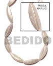Natural Troca Shells Garlic Design In BFJ001SPS Shell Necklace Shell Beads