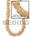 Natural Gold Lip Square Cut BFJ001SQ Shell Necklace Shell Beads