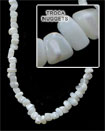 Natural Troca Shell Square Cut Design BFJ004SPS Shell Necklace Shell Beads
