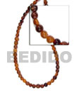 Natural Graduated Amber Horn Beads In BFJ005BN Shell Necklace Horn Beads