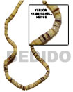 Natural 4-5mm Hammer Shell Yellow BFJ008HS Shell Necklace Shell Beads