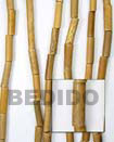 Natural Robles Tube Woodbeads