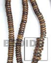 Natural Robles Pokalet 5x10mm In BFJ013WB Shell Necklace Wood Beads