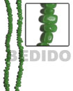 Natural Green Horn Bead Nuggets