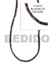 Natural 3-4mm Black Lip With Options BFJ016HS Shell Necklace Shell Beads