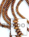 Natural Bayong Mentos 6x10mm In Beads BFJ022WB Shell Necklace Wood Beads