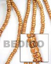 Natural Palmwood Pokalet 4x7mm In BFJ025WB Shell Necklace Wood Beads