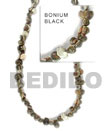 Bonium Black Shell In Beads Strands Or