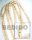 Baluster Natural White Wood Beads