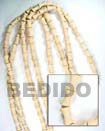 Natural Baluster Natural White 8 X 12 BFJ034WB Shell Necklace Wood Beads