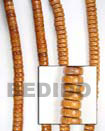 Natural Pukalet Bayong 4x10mm In BFJ037WB Shell Necklace Wood Beads