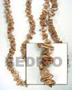 Natural Palmwood Half Moon 15mm In BFJ055WB Shell Necklace Wood Beads
