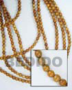 Natural Nangka Beads 6mm In Beads BFJ057WB Shell Necklace Wood Beads