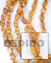 Natural Bayong Twist 10x15mm In Beads BFJ060WB Shell Necklace Wood Beads