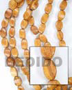 Natural Bayong Twist Woodbeads