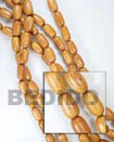 Natural Bayong Oval 10x15mm In Beads BFJ063WB Shell Necklace Wood Beads