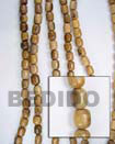 Natural Robles Wood Oval Woodbeads