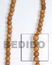 Natural Bayong Beads 6mm In Beads BFJ077WB Shell Necklace Wood Beads