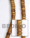 Natural Madre Cacaw Beads 5x10mm In BFJ082WB Shell Necklace Wood Beads