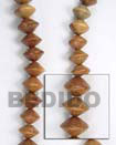 Natural Robles Saucer 10x10 In Beads BFJ089WB Shell Necklace Wood Beads