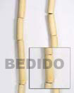 Natural Natural White Wood Tube BFJ090WB Shell Necklace Wood Beads
