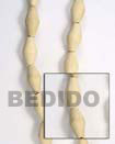 Natural Natural White Wood Football BFJ094WB Shell Necklace Wood Beads