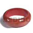 Natural Light Red Mahogany Tone wood Bangle