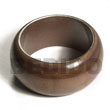 Chunky Kyla Natural Wood bangle