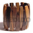 Natural Wooden Bangles BFJ035BL Shell Necklace Wooden Bangles