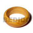 Natural Nangka Rounded Wood Bangle   BFJ077BL Shell Necklace Wooden Bangles