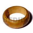 Robles Rounded Wood Bangle / Ht= 1
