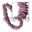 Natural White Rose Dyed Lilac BFJ506BR Shell Necklace Shell Bracelets