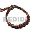 Natural Round Wood Beads In Macrame BFJ5289BR Shell Necklace Macrame Bracelets