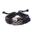 Natural Surfer Leather Bracelet With BFJ5300BR Shell Necklace Leather Bracelets