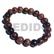 Natural Elastic Hardwood Beads BFJ5308BR Shell Necklace Wooden Bracelets