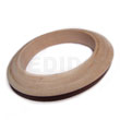 Natural Raw Natural Wooden Bangle BFJ629BL Shell Necklace Wooden Bangles