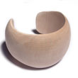 Natural Raw Natural Wooden Bangle BFJ642BL Shell Necklace Wooden Bangles