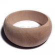 Natural Raw Natural Wooden Bangle BFJ646BL Shell Necklace Wooden Bangles