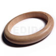 Natural Raw Natural Wooden Bangle BFJ651BL Shell Necklace Wooden Bangles