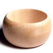 Natural Plain Raw Natural Wooden Bangle Casing Only