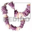 Natural White Rose Dyed Lilac   Pink BFJ671BR Shell Necklace Shell Bracelets