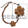 Natural 2-3mm Coco Pokalet. Nat. BFJ967BR Shell Necklace Coco Bracelets