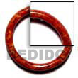 Natural Red C. Bangles BFJ006BL Shell Necklace Resin Bangles