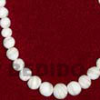 Natural Troca Graduated Beads - Size BFJ007BR Shell Necklace Shell Bracelets