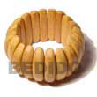 Natural Elastic Nangka Wood Bangle