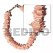 Natural Pink Rose Square Cut - Size 7 BFJ068BR Shell Necklace Shell Bracelets