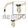 Natural 4-5 Mm Coco Heishe With Sigay BFJ5005BR Shell Necklace Shell Bracelets